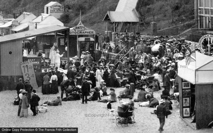 Photo of Clacton On Sea, Watching A Show, The Beach 1904