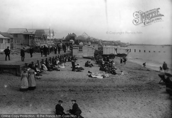 Photo of Clacton On Sea, West Beach 1912