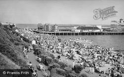 Clacton-on-Sea, West Beach And Pier c.1949, Clacton-on-Sea