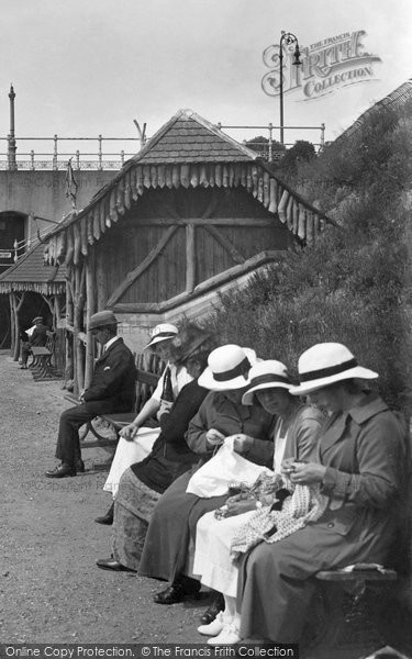 Photo of Clacton On Sea, Women Sewing 1921