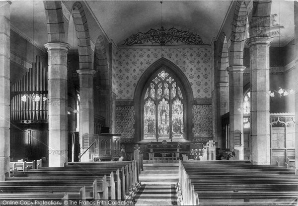 Photo of Clapham, Church Interior 1900