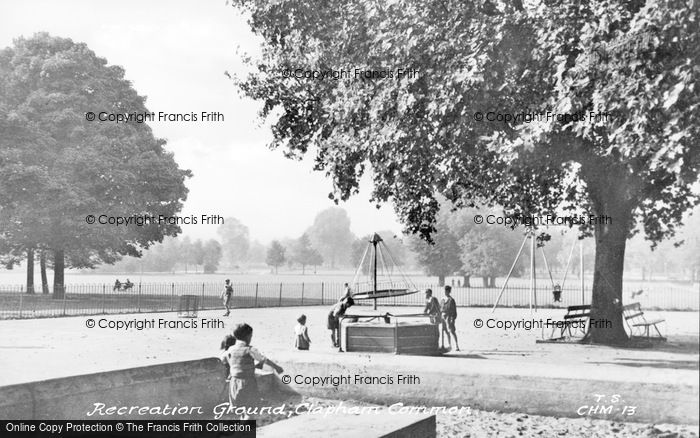 Photo of Clapham, Common, Recreation Ground c.1955