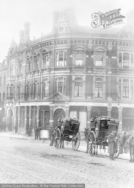 Photo of Clapham Junction, The Falcon Public House c.1895