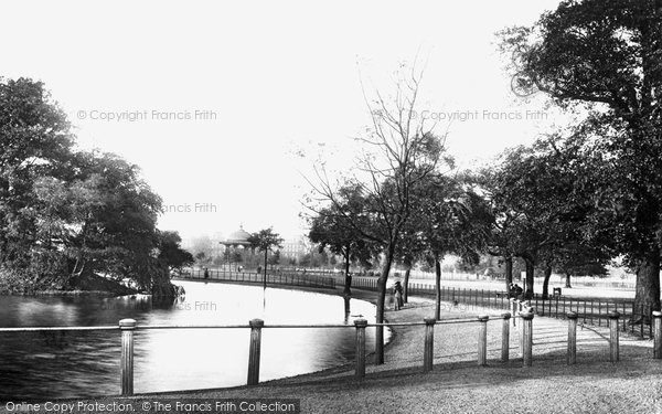 Photo of Clapham, Pond And Bandstand 1898
