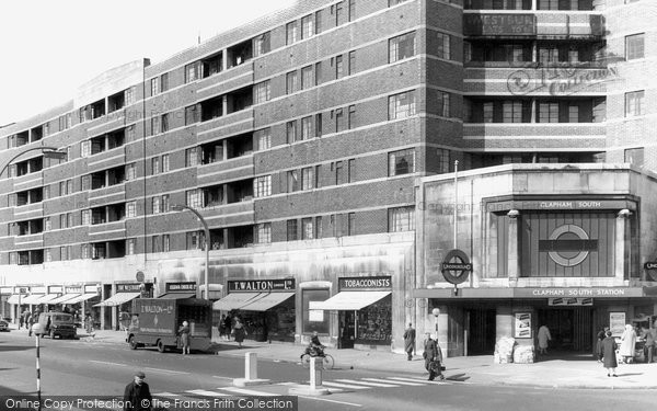 Photo of Clapham, South Tube And Westbury Court c.1970