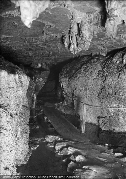 Photo of Clapham, The Bridge Pool At Entrance, Ingleborough Cave 1921
