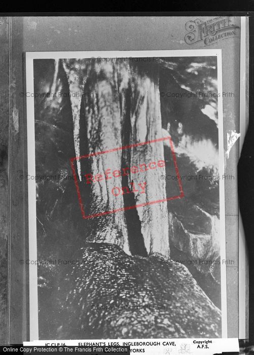 Photo of Clapham, The Elephant's Legs, Ingleborough Cave c.1950