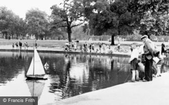 Clapham, the Long Pond c1955