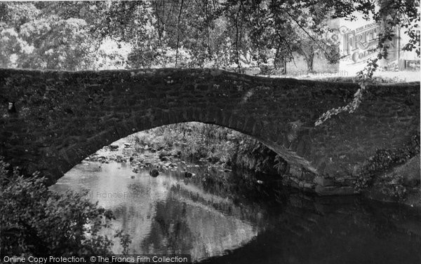Photo of Clapham, The Old Footbridge c.1955