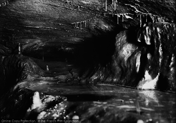 Photo of Clapham, The Reflection Pool And Cluster Of Stalactites, Ingleborough Cave c.1921