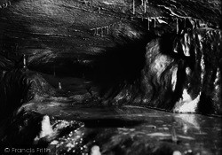 The Reflection Pool And Cluster Of Stalactites, Ingleborough Cave c.1921, Clapham