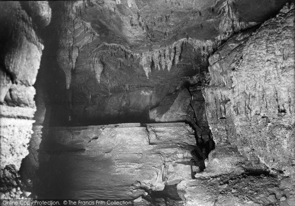 Photo of Clapham, The Stalagmitic Barrier Called The Fortification, Ingleborough Cave 1921