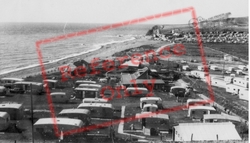 Clarach Bay, Caravans c.1965, Clarach