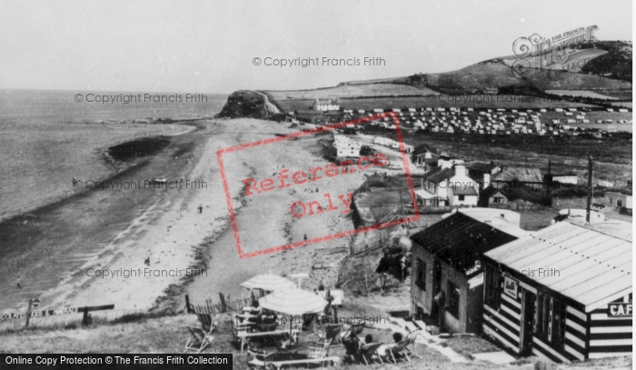 Photo of Clarach Bay, The Beach And Tea Gardens c.1960