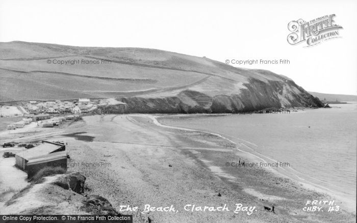 Photo of Clarach Bay, The Beach c.1960