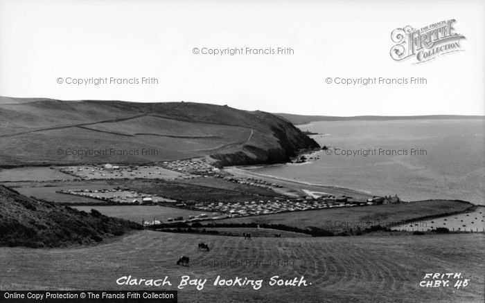 Photo of Clarach Bay, The Beach c.1960