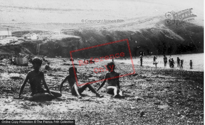 Photo of Clarach Bay, The Beach c.1965