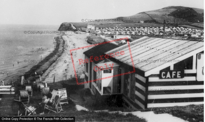 Photo of Clarach Bay, The Black And White Stores c.1965