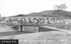 Clarach Bay, The Bridge And Glan Y Mor c.1955, Clarach