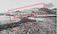 Clarach Bay, The River And Glan Y Mor c.1955, Clarach