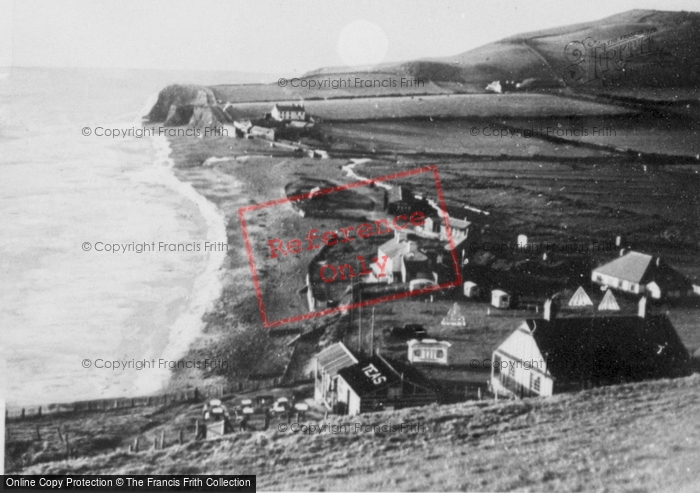 Photo of Clarach Bay, Village And Beach c.1955