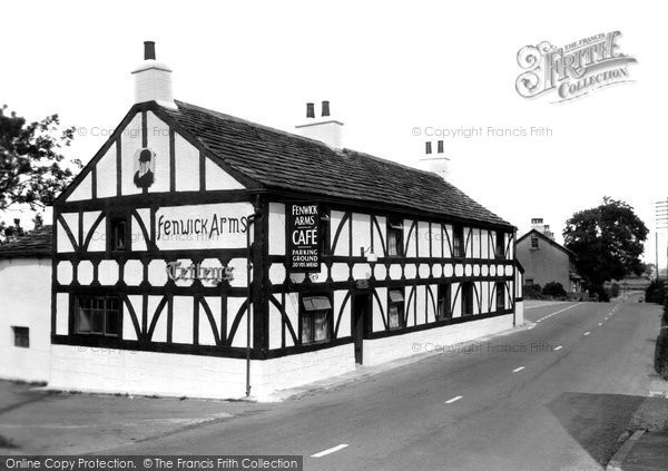 Photo of Claughton, The Fenwick Arms c.1955