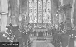 All Saints Church, Interior c.1960, Claverley
