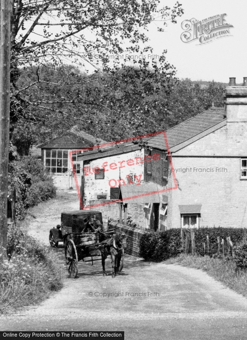 Photo of Claydon, Horse Cart, Paper Mill Lane c.1950