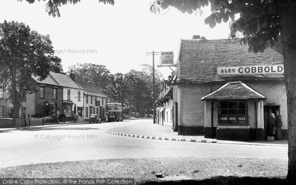 Photo of Claydon, Main Road c.1955