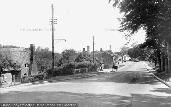 Photo of Claydon, The Village From Claydon Hill c.1955