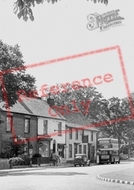 Village Shop And The Crown, Main Road c.1955, Claydon