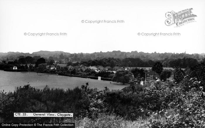 Photo of Claygate, General View c.1965