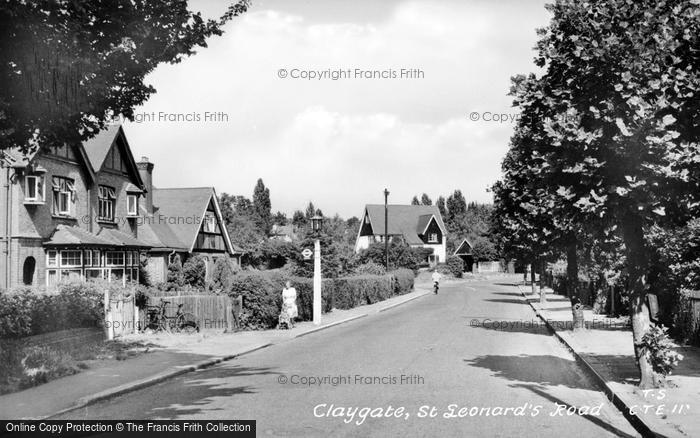 Photo of Claygate, St Leonards Road c.1955
