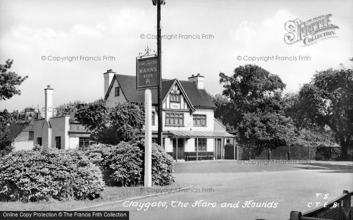 Photo of Claygate, The Hare And Hounds c.1955