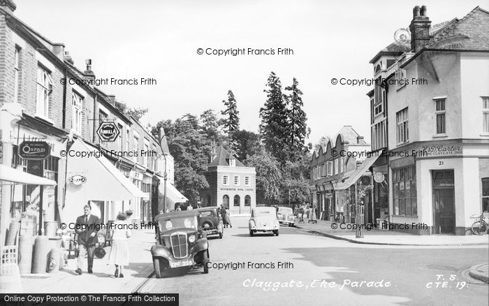 Photo of Claygate, The Parade c.1955