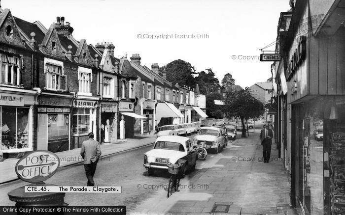 Photo of Claygate, The Parade c.1965