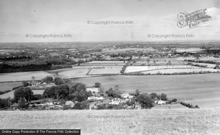 Photo of Clayton, General View From The Downs c.1960