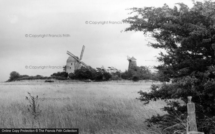 Photo of Clayton, Jack And Jill Windmills c.1955