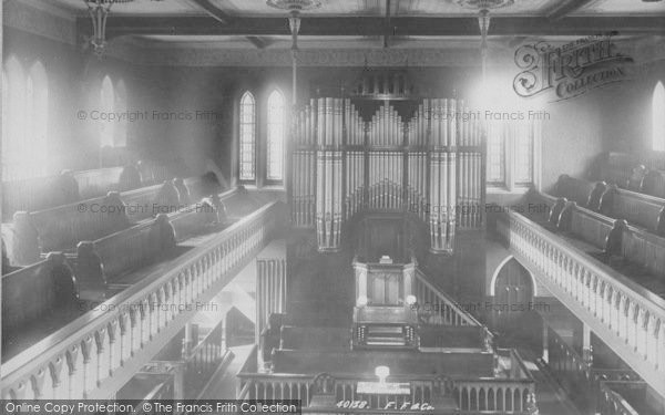 Photo of Clayton Le Moors, Wesleyan Chapel Interior 1897