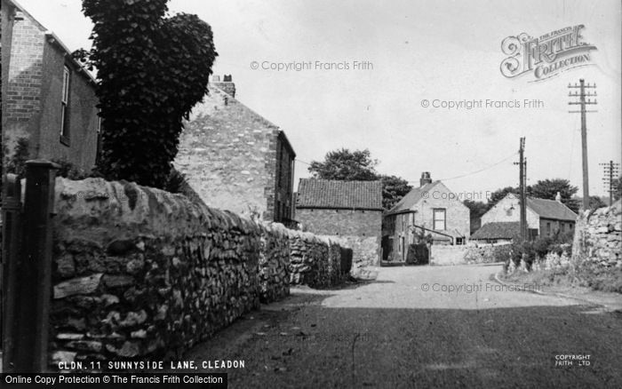 Photo of Cleadon, Sunnyside Lane c.1955