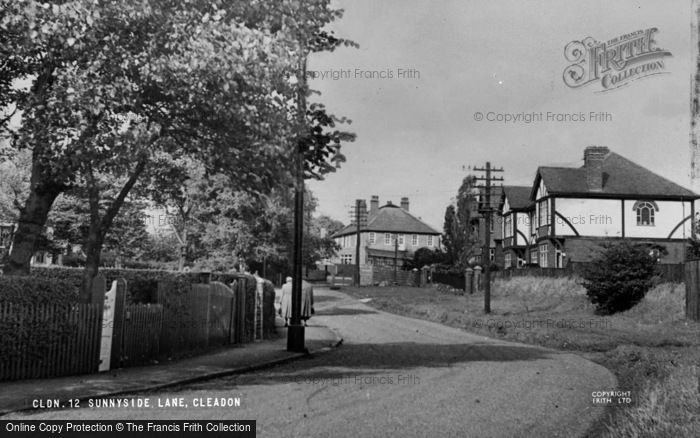 Photo of Cleadon, Sunnyside Lane c.1955