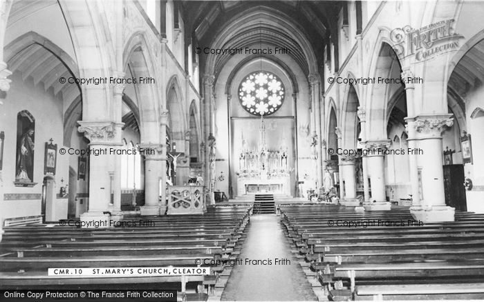 Photo of Cleator Moor, St Mary's Church Interior c.1965