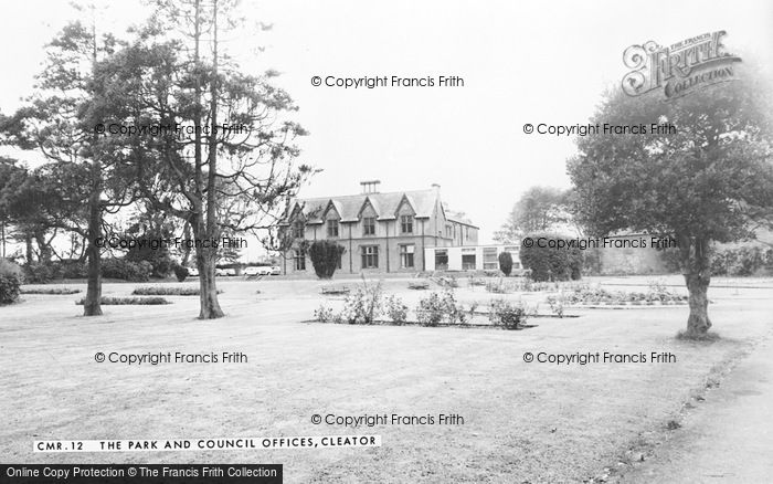 Photo of Cleator Moor, The Park And Council Offices c.1965