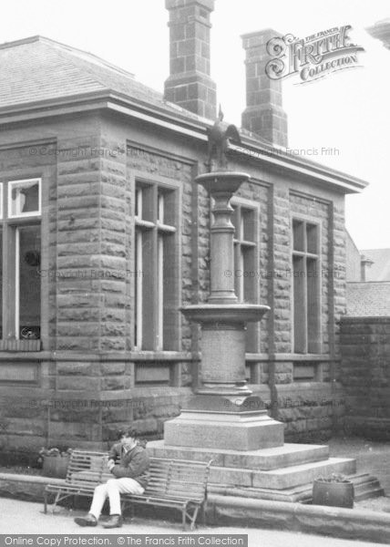 Photo of Cleator Moor, Young Man By The Library c.1965