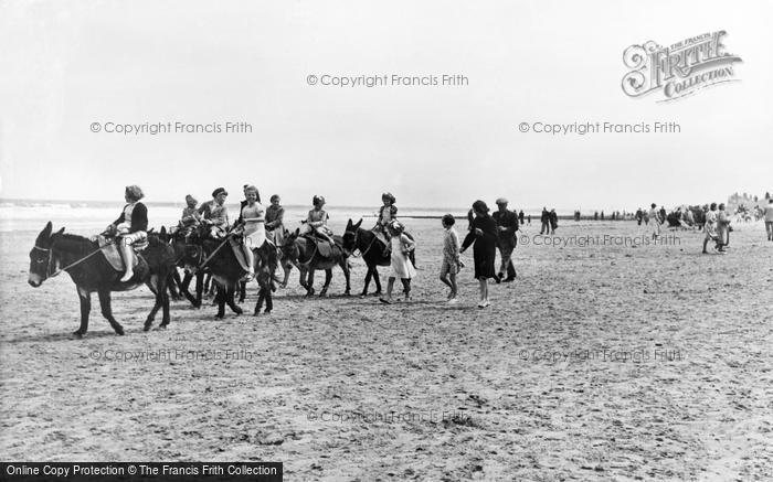 Photo of Cleethorpes, Donkey Rides On The Beach c.1965