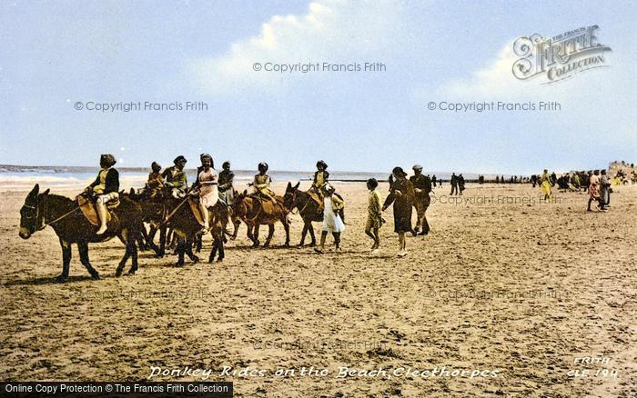 Photo of Cleethorpes, Donkey Rides On The Beach c.1965