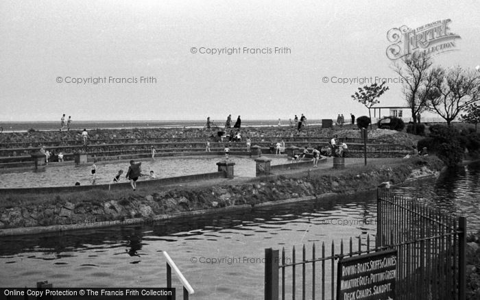 Photo of Cleethorpes, Paddling Pool c.1955