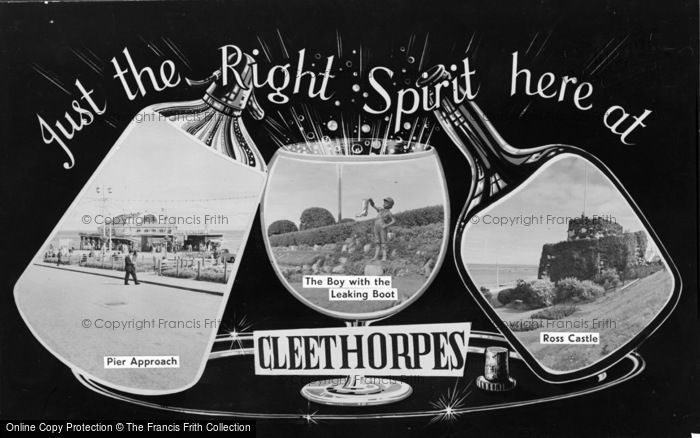 Photo of Cleethorpes, Souvenir Postcard c.1955