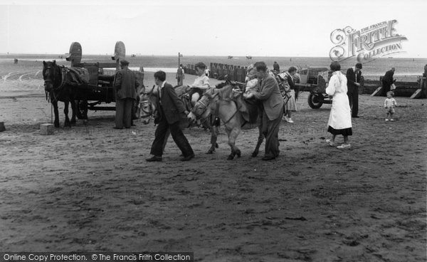 Photo of Cleethorpes, The Donkeys c.1955