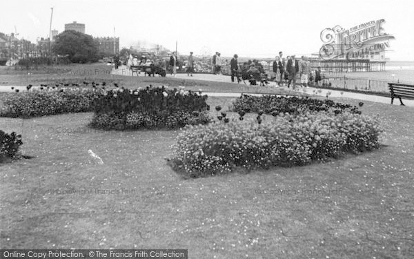 Photo of Cleethorpes, The Gardens And Pier c.1955